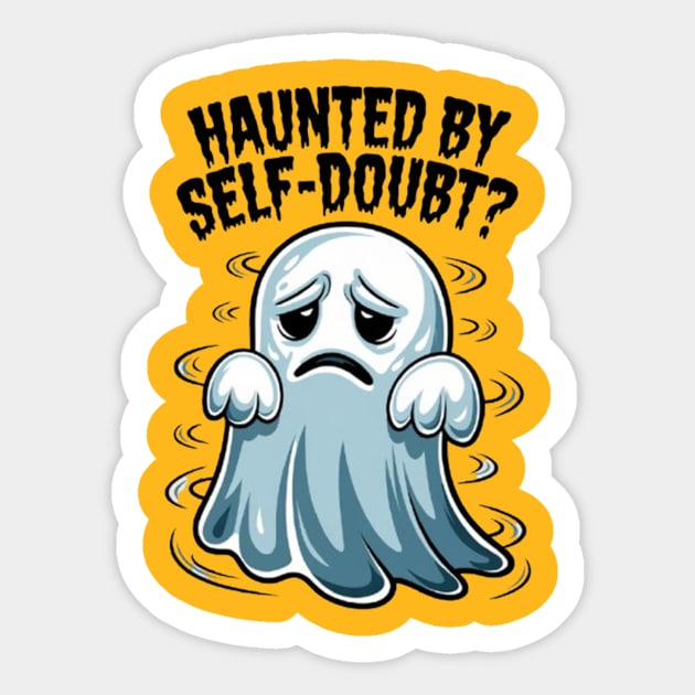 Haunted by Self-Doubt? Sticker by Fauzi's Store